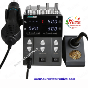 SUGON 202 760W 2 IN 1 Soldering Station Hot Air Gun