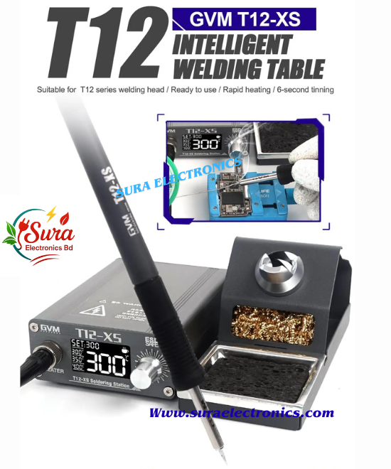 GVM T12-XS Professional Soldering Station