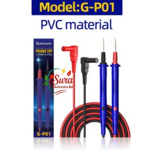 MECHANIC G-P01 Gold-Plated Universal Test Leads