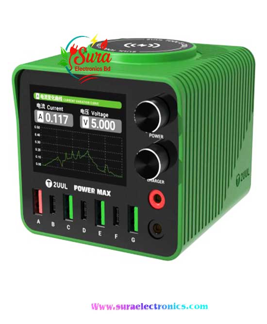 2UUL PC01 Power Max 200W Multi-Port Charger Power Supply