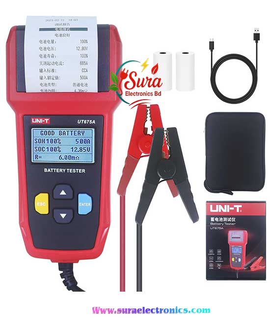 UNI-T UT675A Battery Tester With Built-in Printer